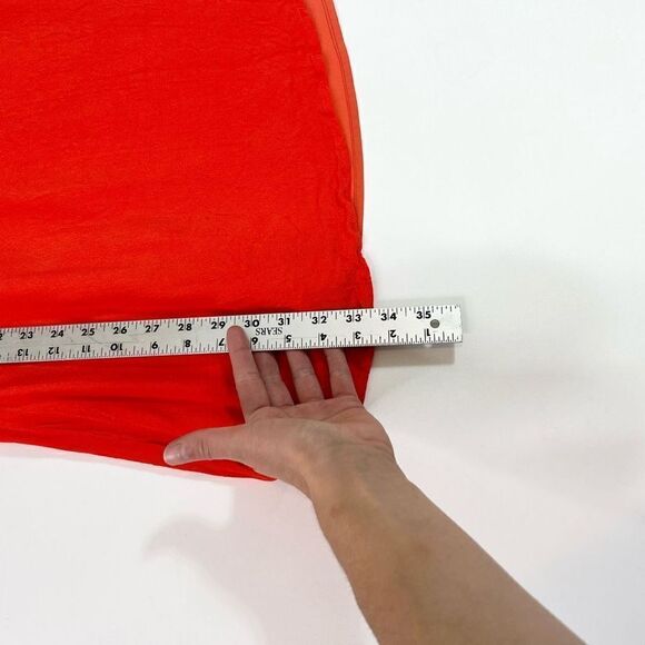 Lovers Friends Tent Dress Womens Small Red Halter Neck Front Back Keyhole Mini - Picture 3 of 10